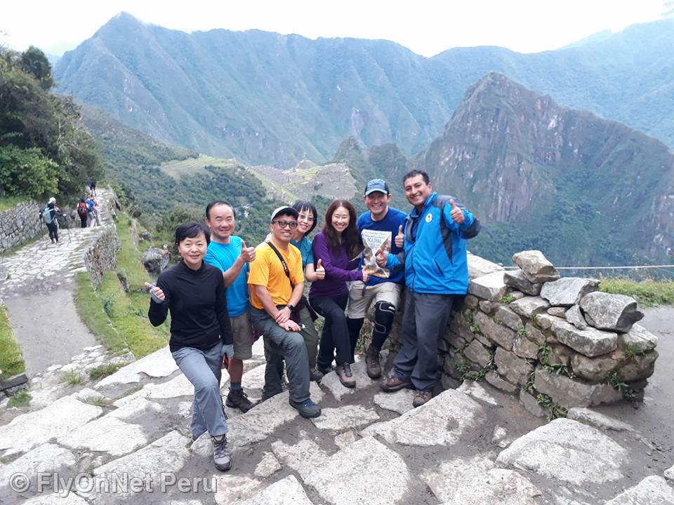 Album fotografico: Arrivo del gruppo di escursionisti a Machu Picchu