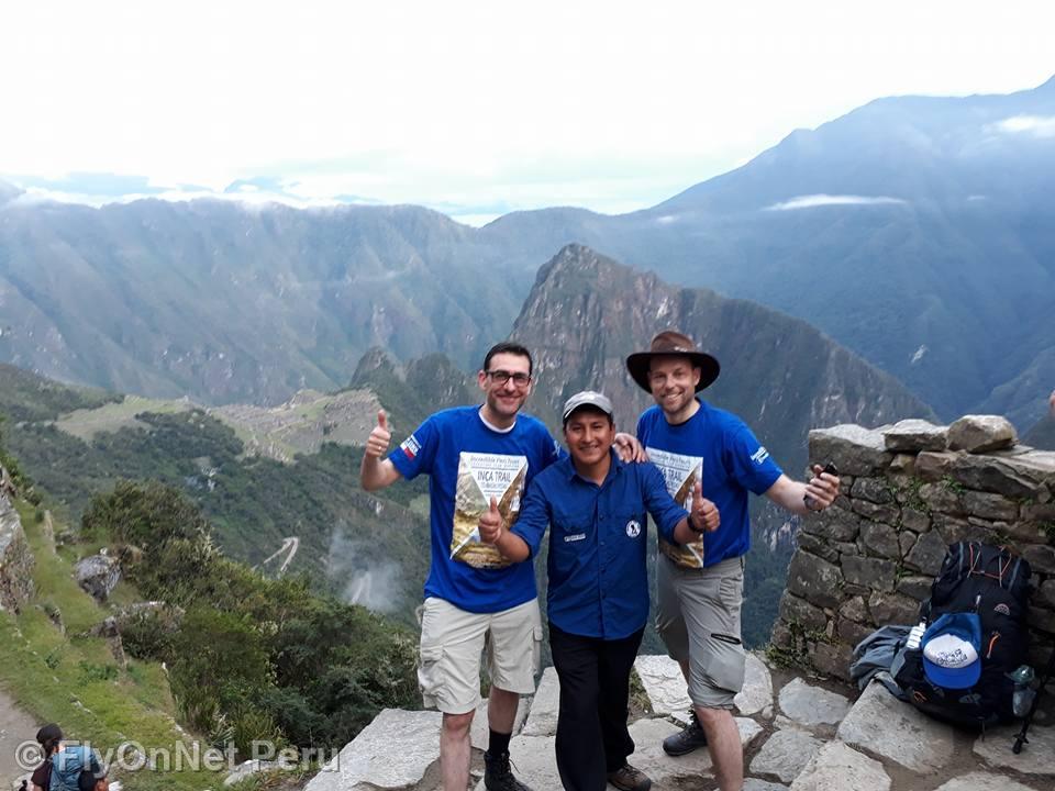 Album fotografico: Arrivo del gruppo di escursionisti a Machu Picchu